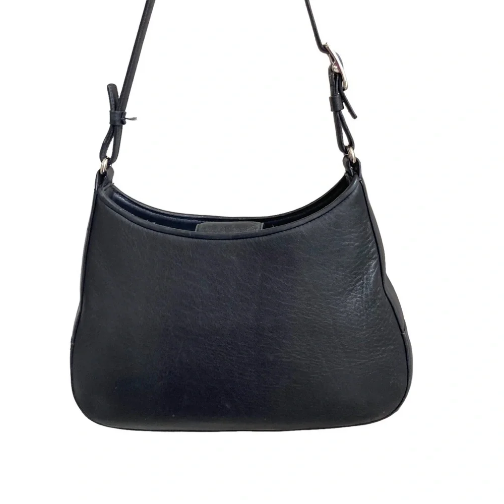Coach 8913 vintage black leather ergo shoulder bag